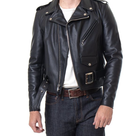 Schott Steerhide Leather Moto Jacket- NWOT